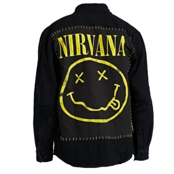 Madeworn Other - Madeworn Nirvana Patch Shirt Jacket - M